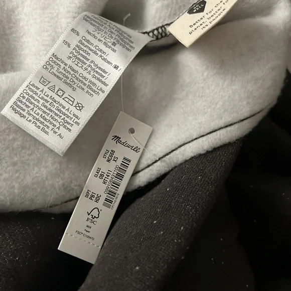 Madewell MWL Betterterry Relaxed Turtleneck Sweatshirt - Picture 5 of 7